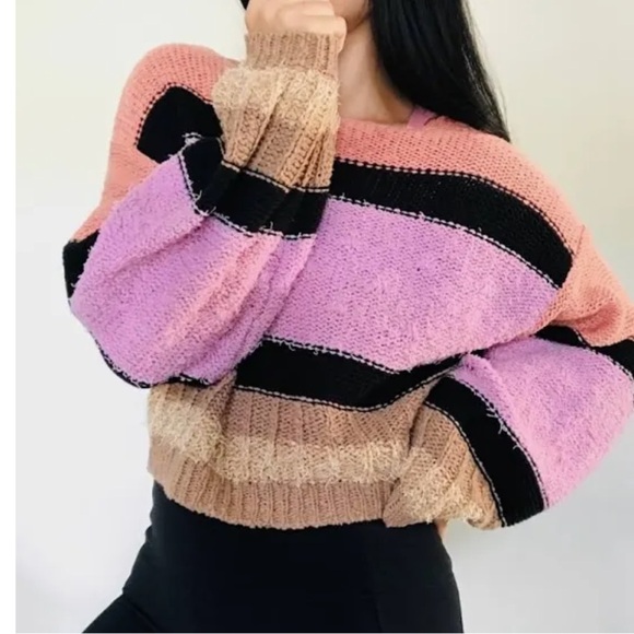 Urban Outfitters Beau Striped Boat Neck Sweater Small‎ - Picture 6 of 6